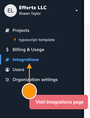 Install Cypress GitHub from Integrations